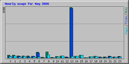 Hourly usage for May 2026